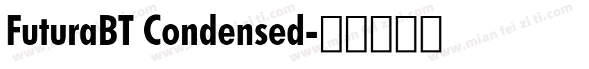 FuturaBT Condensed字体转换